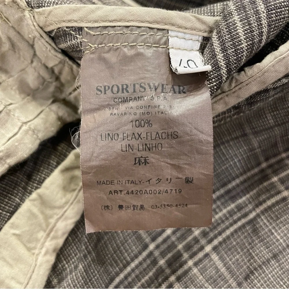 C.P. Company Italy Women’s 100% Flax/Linen Blazer Size 40 (XS/4)